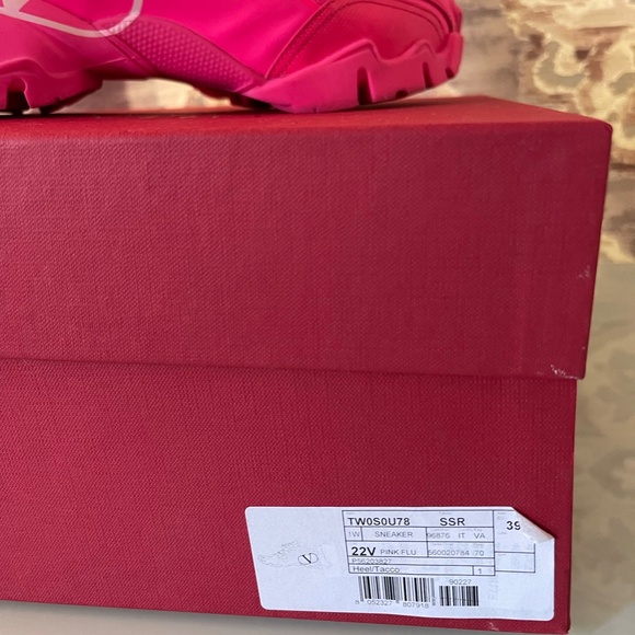 Valentino authentic sneakers hot pink - Picture 4 of 6